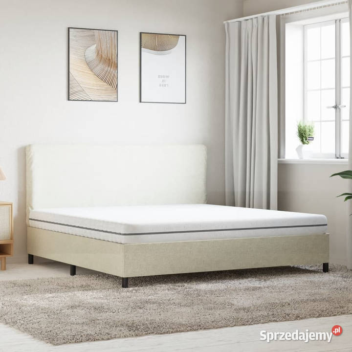 Materac piankowy średnio miękki 200x200 WM373055 Warszawa