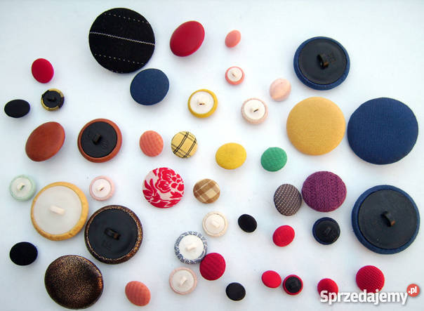 Guziki powlekane materiałem Działdowo