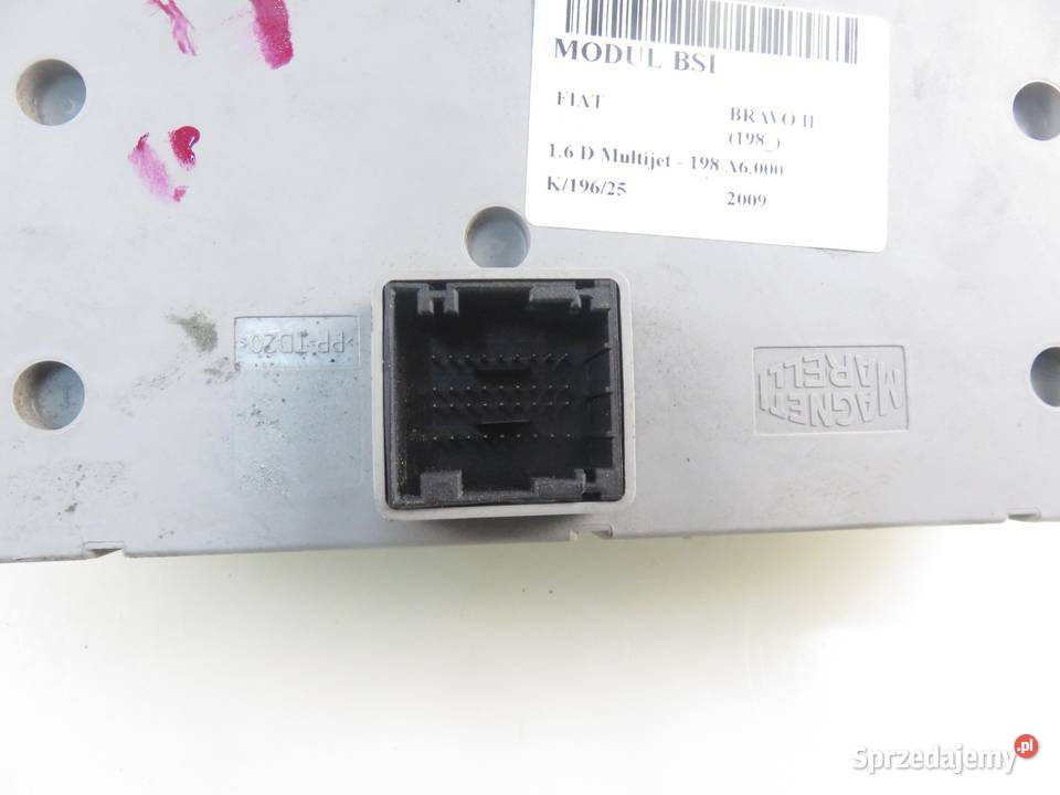 BSI FIAT BRAVO II 198 16 D Multijet 198 A6000 Skrzynki bezpieczników