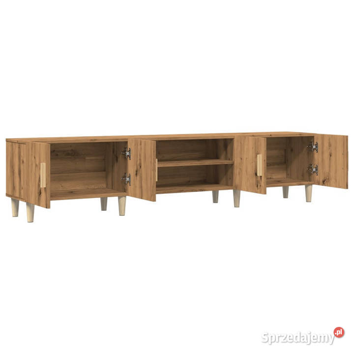 Szafka TV dąb artisan 180x315x40 materiał RTV Warszawa