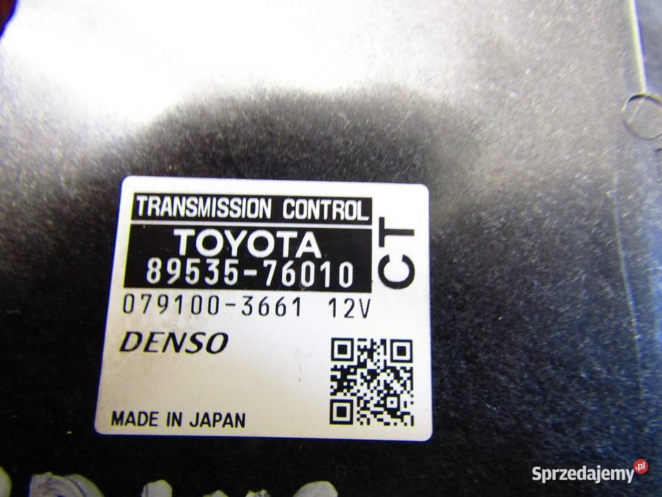 MODUŁ STEROWNIK SKRZYNI BIEGÓW TOYOTA PRIUS III osobowe