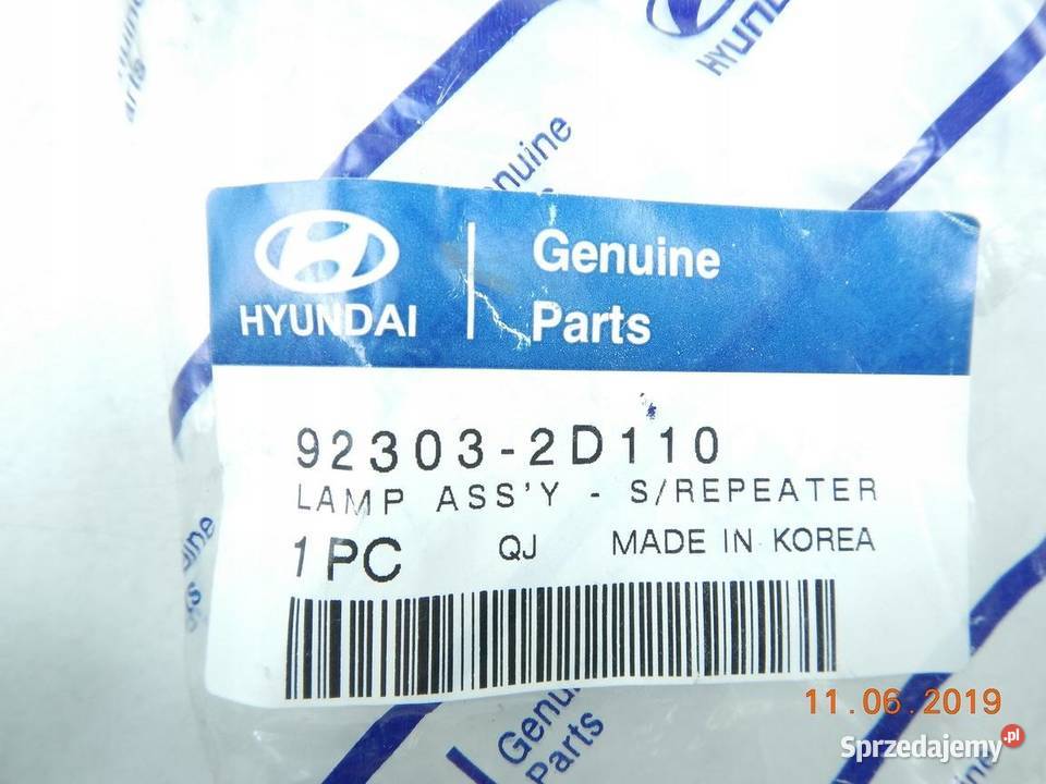 KIERUNKOWSKAZ BŁOTNIKA LEWY HYUNDAI ACCENT II osobowe sprzedam