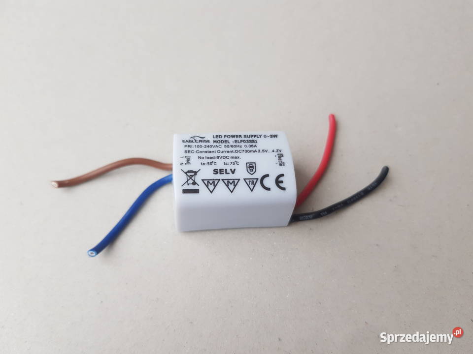 Zasilacz LED DRIVER EAGLERISE ELP03SS1 NOWY mazowieckie Warszawa