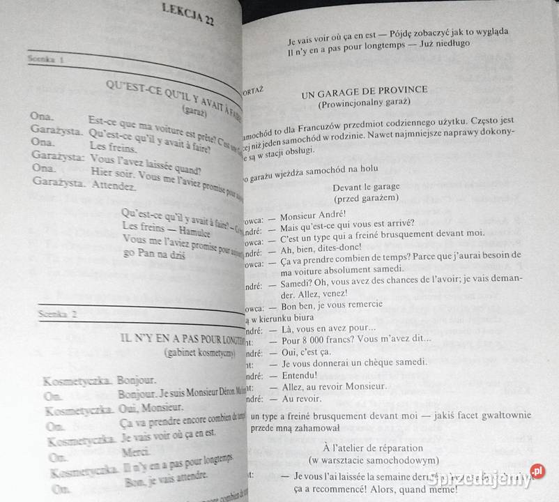 Bonjour ca va Telewizyjny kurs języka Chełm sprzedam