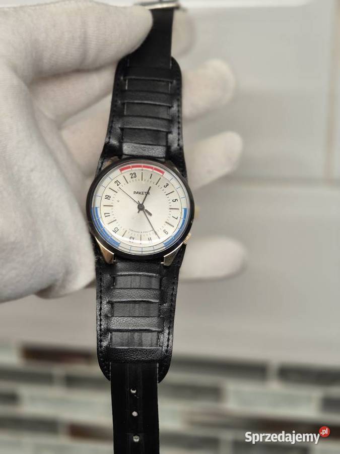 Męski zegarek mechaniczny Raketa 24h Au śląskie