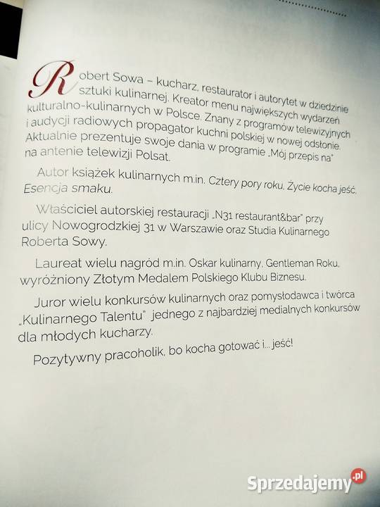 Książki autograf kulinaria księgarnie Warszawa