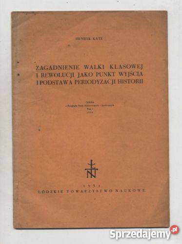 Zagadnienie walki klasowej i rewolucji jako