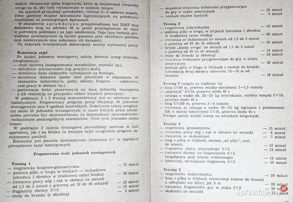 Trening w piłce ręcznej Janusz Czerwiński Chełm