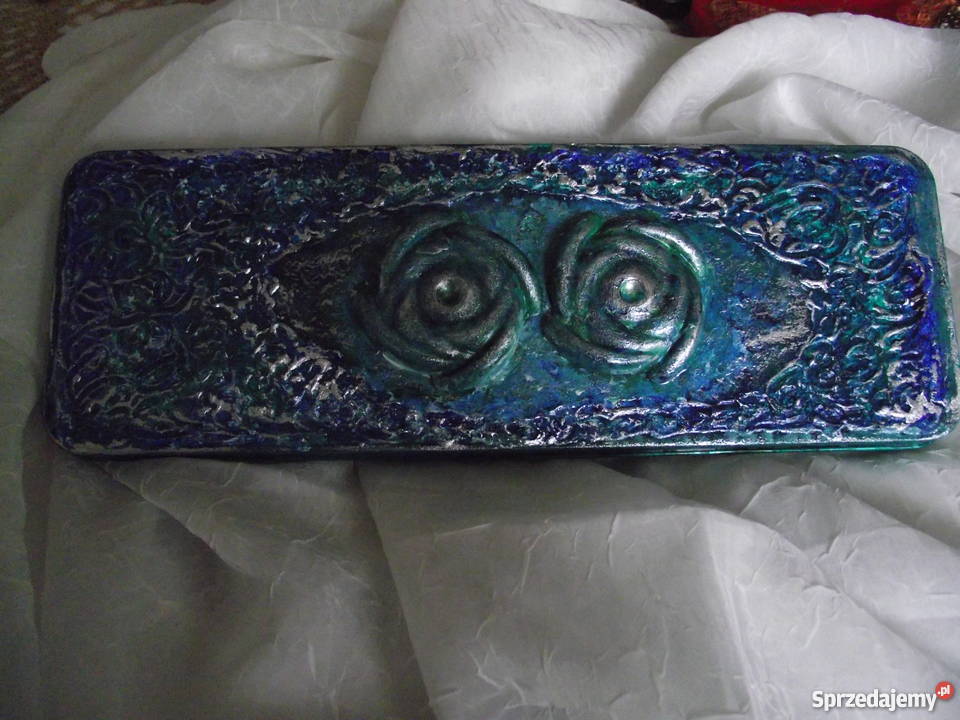 KASETKA PUDEŁKO ETUI niebanalne rękodzieło wielokolorowy Piła