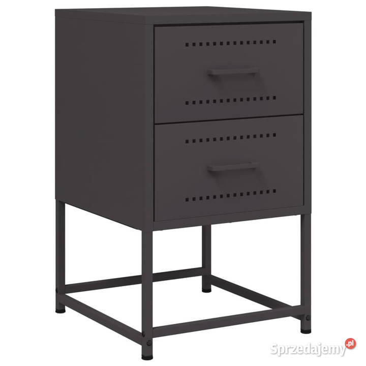 Szafka nocna czarna 36x39x605 stal WM846458 mazowieckie Warszawa