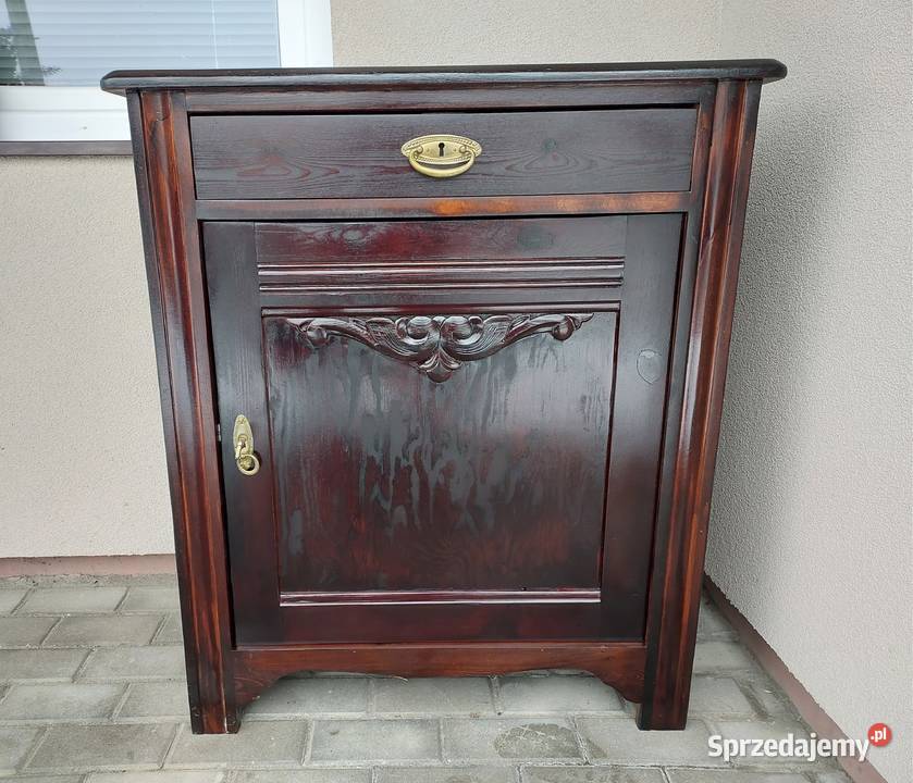 Stara komoda szafka z szufladą początek XXw pomorskie Tczew