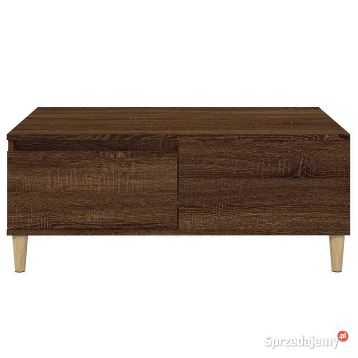 Stolik kawowy brązowy dąb 90x50x365 WM821115 mazowieckie Warszawa sprzedam