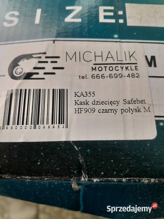 NOWY dziecięcy kask Safebet HF909 Dąbrowa Górnicza sprzedam