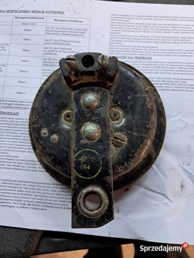 Wsk 125 wfm klakson belma 6v sprawny nie silnik Motoryzacja sprzedam