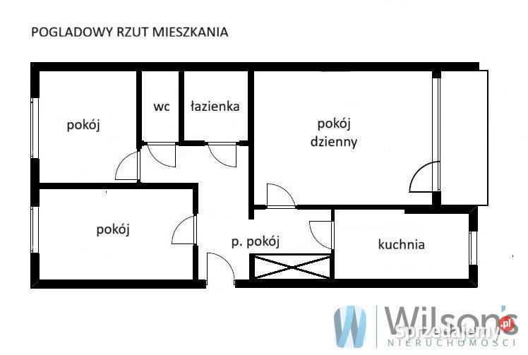 Mieszkanie 50m2 3pokojowe Warszawa sprzedam