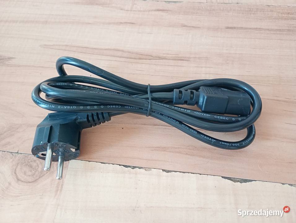 kabel przewód zasilający PC monitor drukarka Szczecin