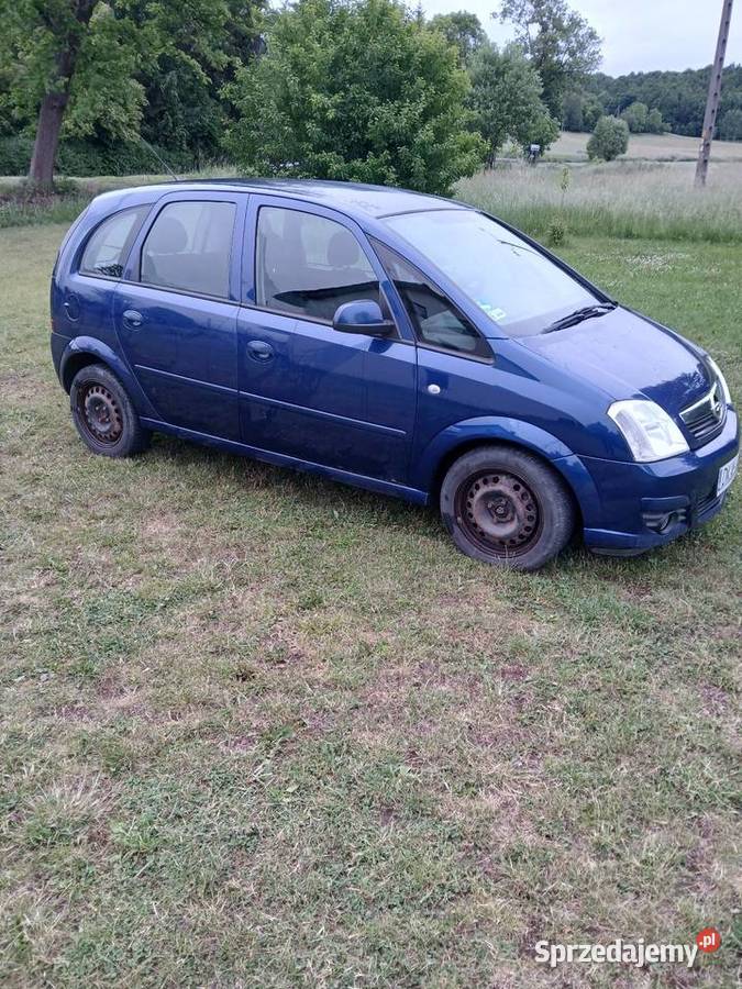 Opel Meriva 2005r 16 manualna niebieski dolnośląskie Marciszów