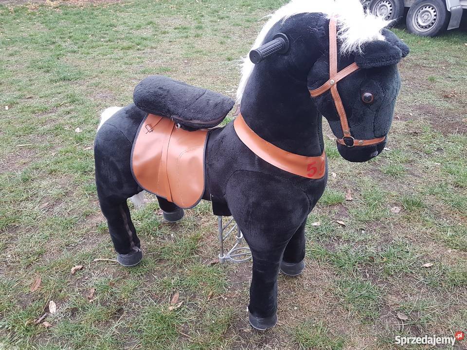 Konik mechaniczny duży czarny