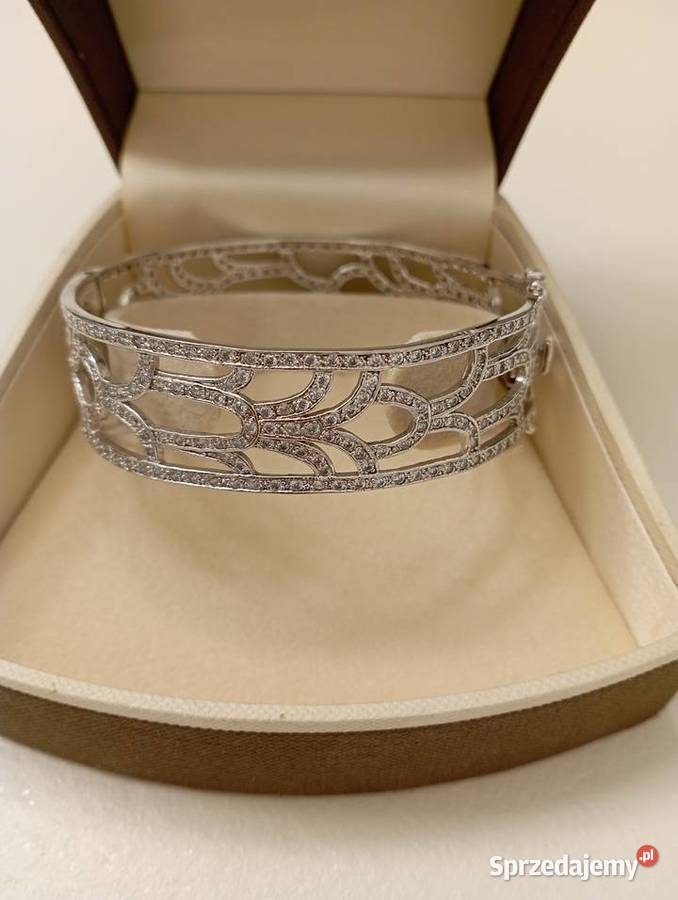 Bransoletka srebrna z cyrkoniami Bransoletki Radom