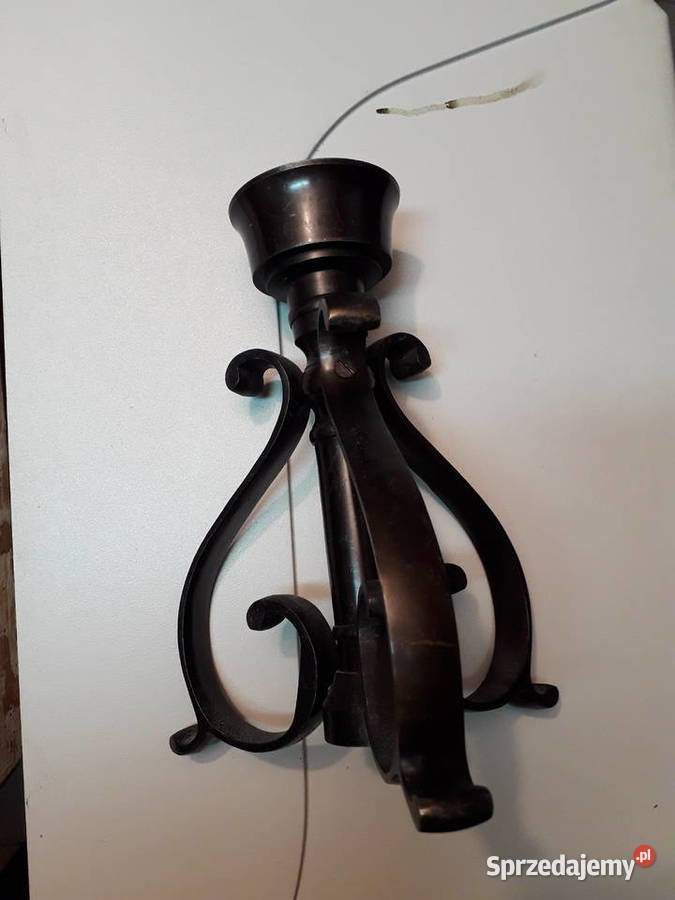 Mosiezny swiecznik ciężki Warszawa sprzedam