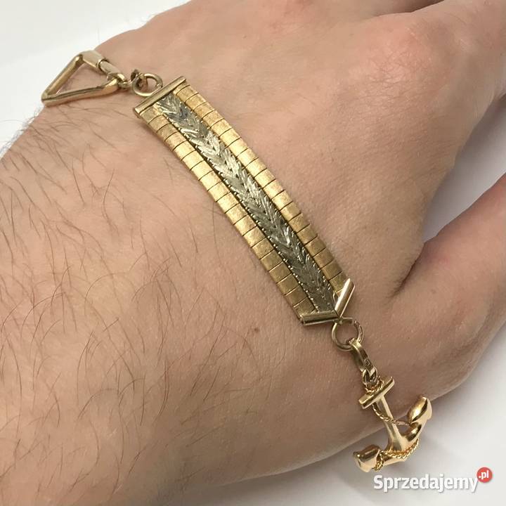 Złoty BRELOCZEK brelok 18K marynarski KAPITAŃSKI Warszawa