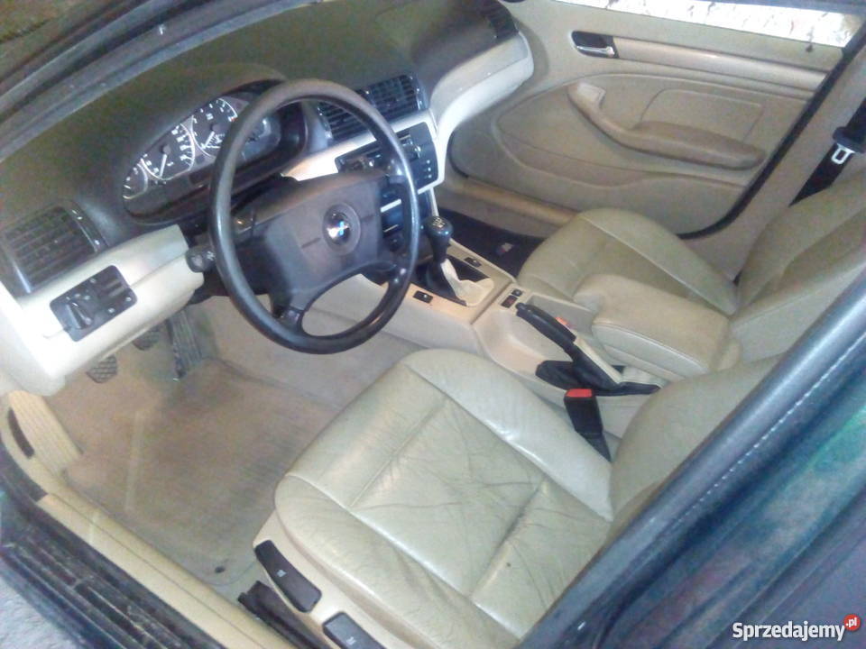 BMW e46 bananowe skóry alu 17 lampy ksenon