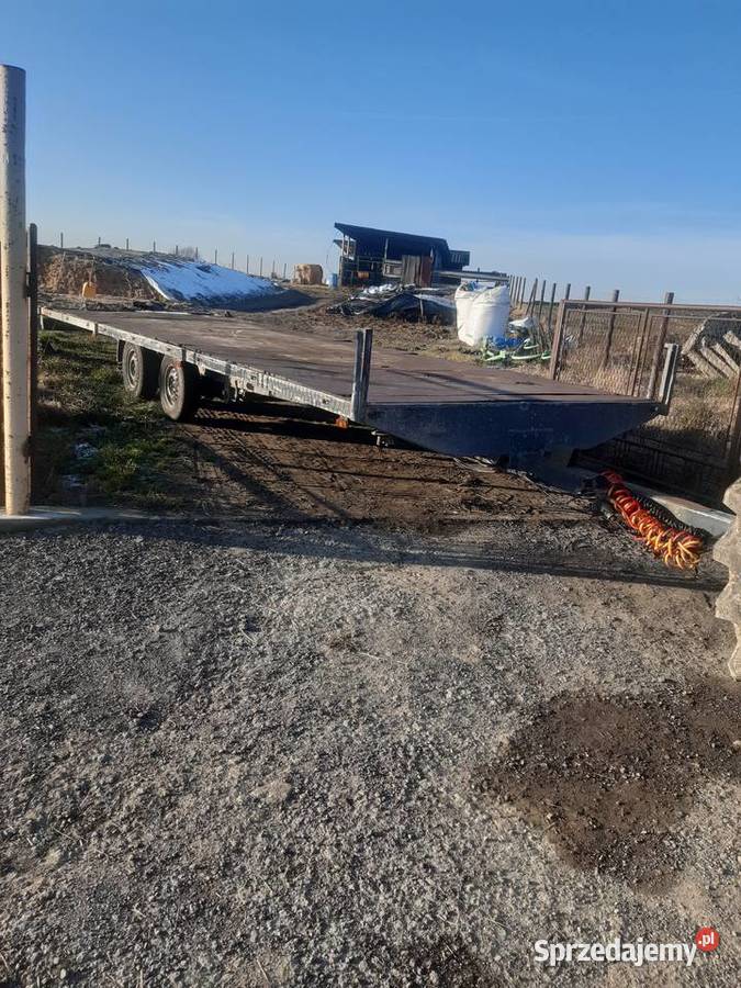 Laweta platforma przyczepa do bel tandem małopolskie Wieprz