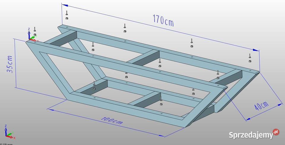Stolik pod TV stelaż regał szafka półka RTV Jeżowe