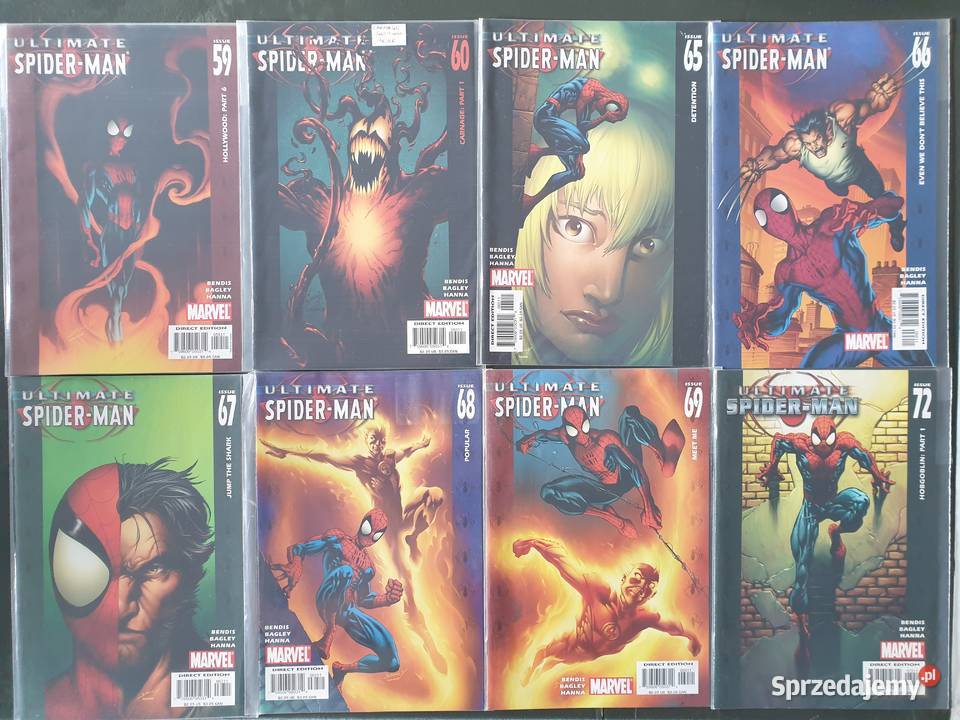 Ultimate SpiderMan kolekcja 49 komiksów Marvel Gdynia