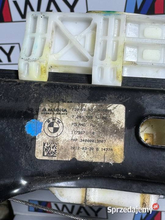 BMW F20 MECHANIZM PODNOŚNIK SZYBY LEWY TYŁ