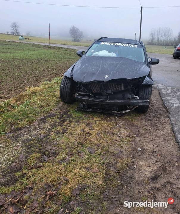 Bmw 325D E91 Automat 280 Koni Stage1 Duża Navi uszkodzony Seria 3 wielkopolskie