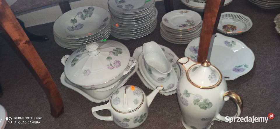 Piękna Patera P T Tirschenreuth Bavaria Porcelana i szkło Gdańsk sprzedam