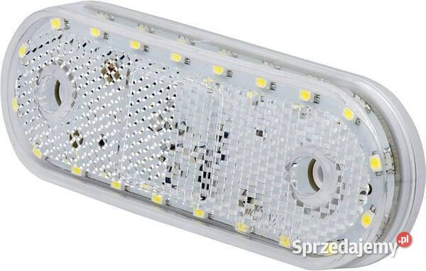 Lampa obrysowa LED prostokątna 1224V biała małopolskie sprzedam