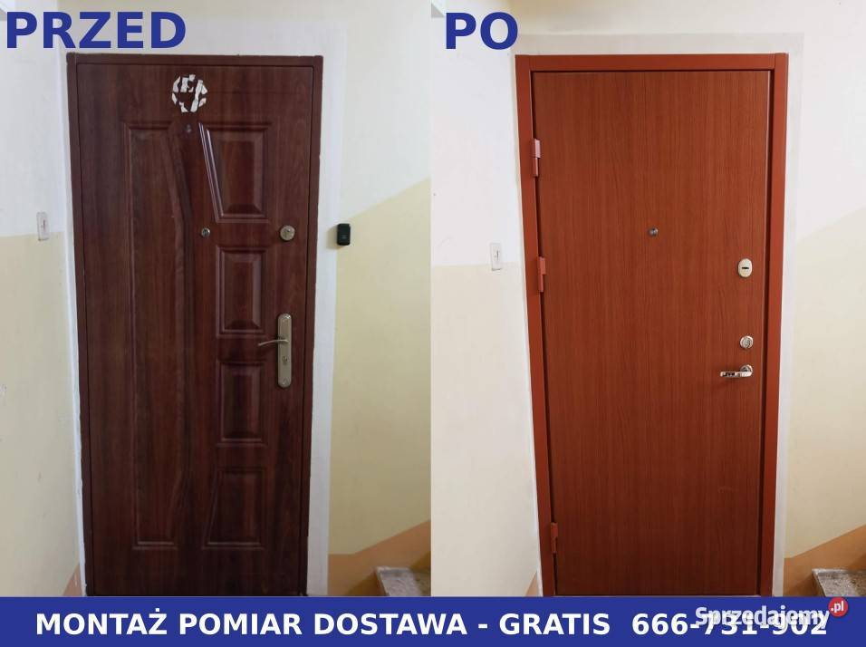 Drzwi wejściowe na lata montaz Warszawa