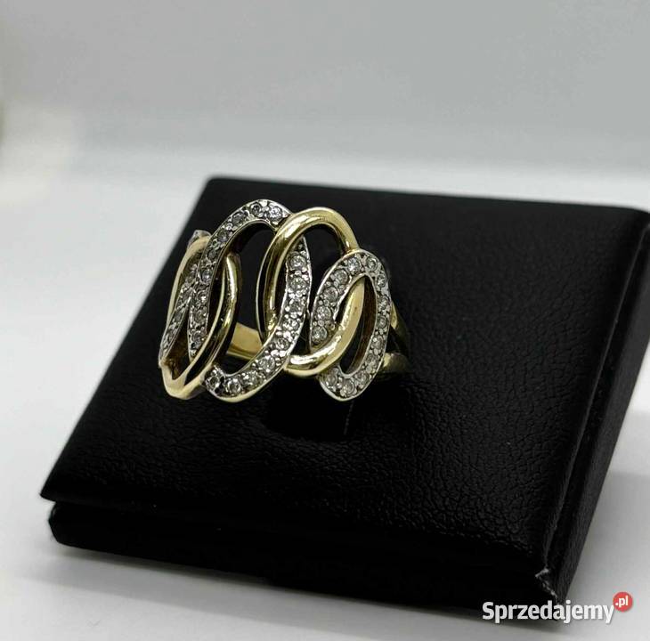 Złoty Pierścionek pr 333 413g złoto Elbląg sprzedam