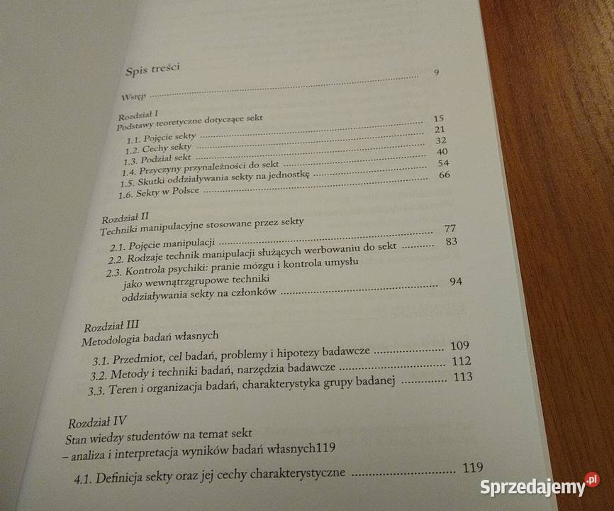 Fenomen sekt diagnoza stanu wiedzy studentów z Rok wydania 2007 Gdańsk