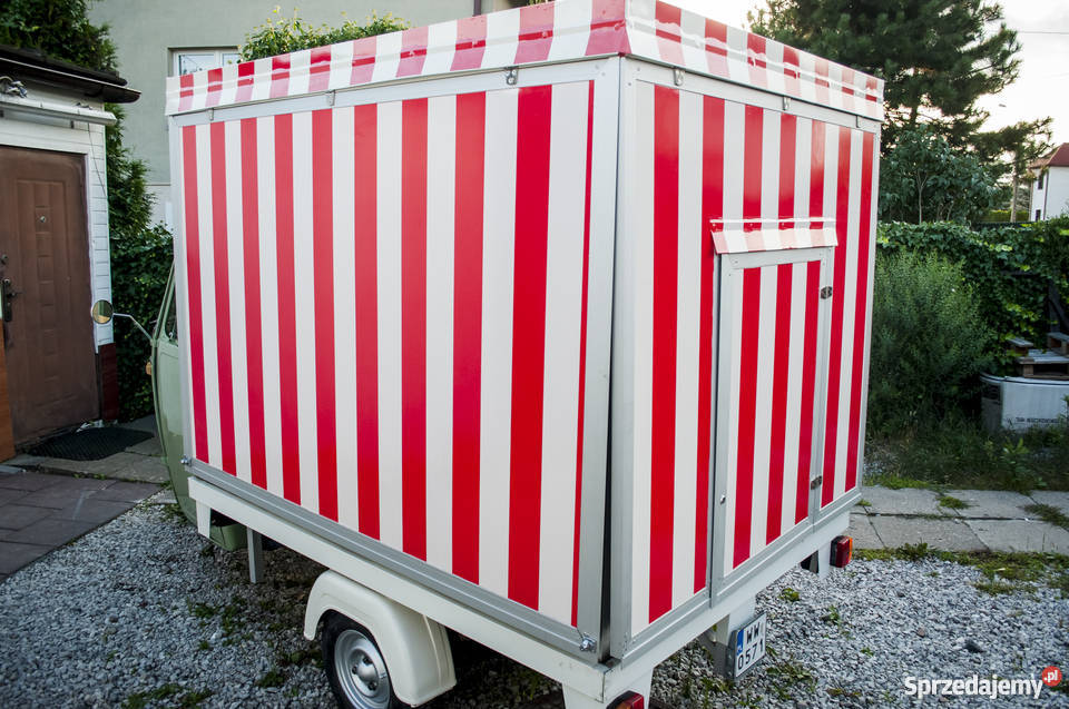 Piaggio Ape z 1969 Food Truck z odbiorem Warszawa