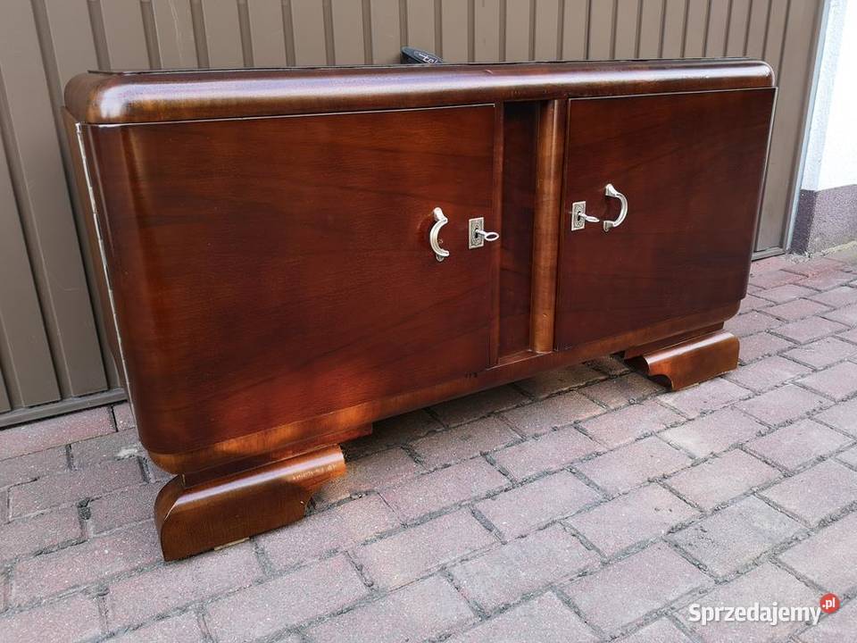 Komoda ARTDECO OrzechDąb RTV Niska Stara Antyk Swarzędz