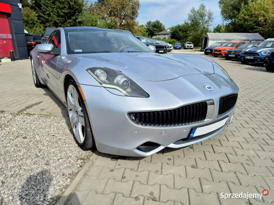 Fisker Karma Fisker Karma Ev srebrny Samochody osobowe Konstancin-Jeziorna