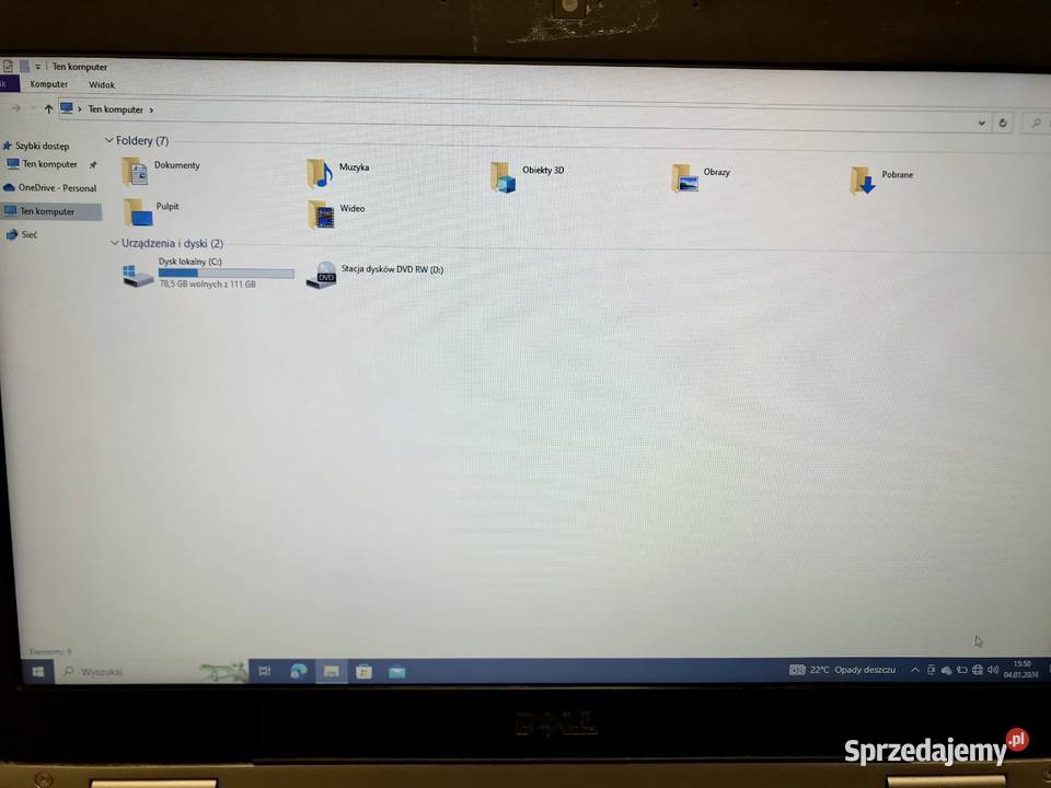 DELL Latitude E6430 i5 25GHz 4128GB SSD LAPTOP 120 Warszawa