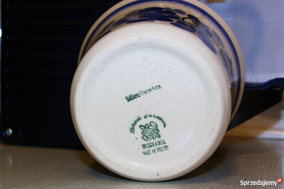 Oryginalny Fajans Włocławek półka z szufladkami Ceramika i szkło Warszawa sprzedam