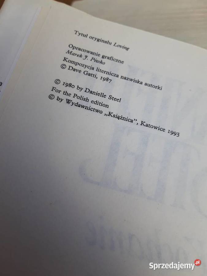Kochanie Danielle Steel Ewa Mogilska KSIĄŻNICA śląskie