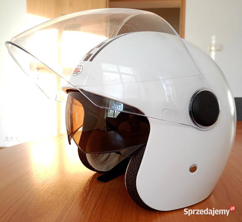 Kask otwarty z szybą i blendą Pozostałe Szczecin