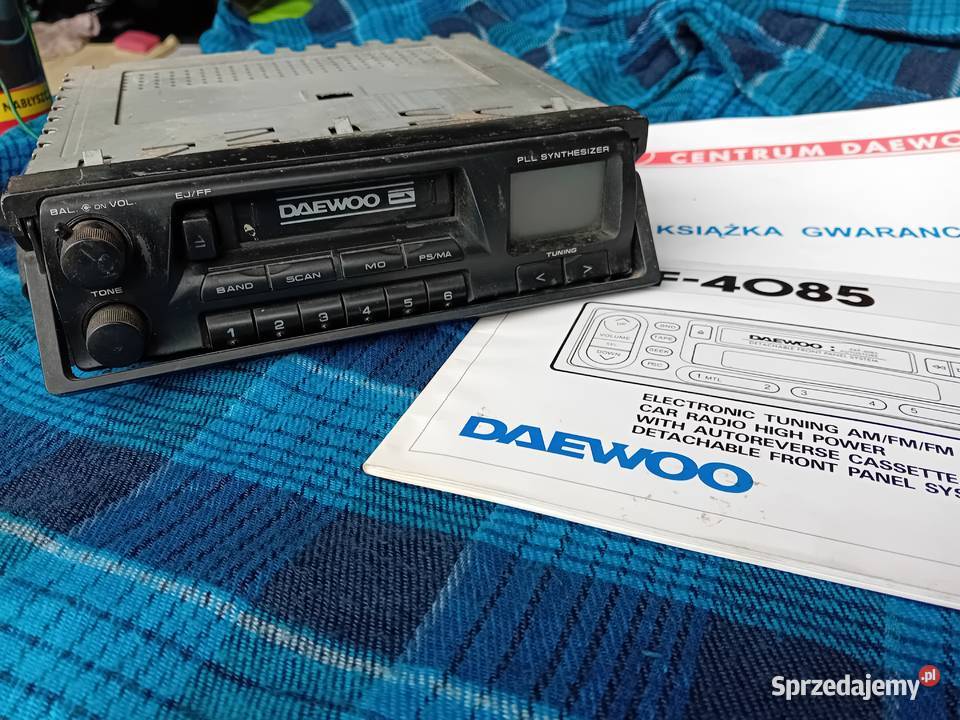 Radio DAEWOO TICO LANOS POLONEZ FSO instrukcja Pozostałe Mińsk Mazowiecki