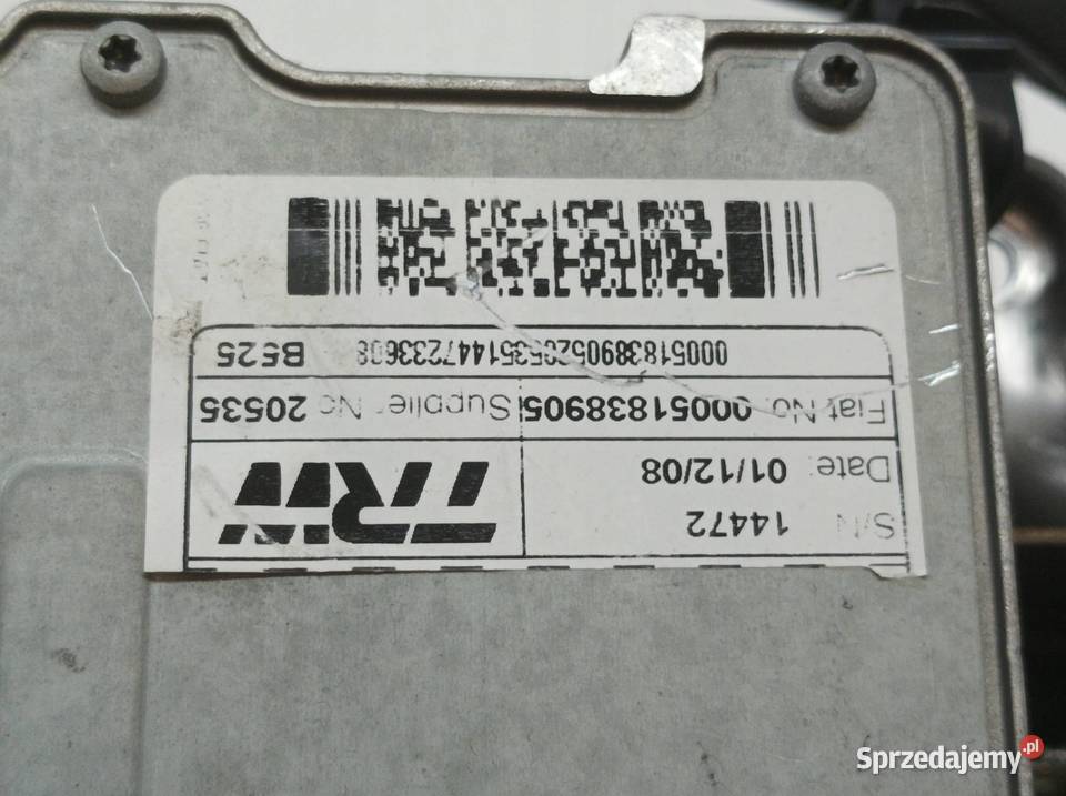 KOLUMNA WSPOMAGANIE ELEKTRYCZNE 00051838905 Fiat Rok produkcji 2009