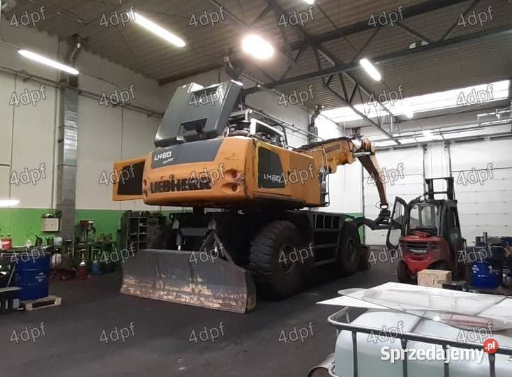 Usuwanie filtra DPF w Liebherr 934 Naprawa i warsztat Kielce