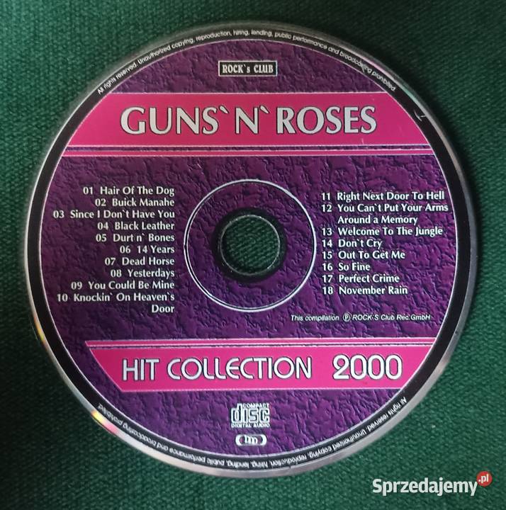 GunsnRoses Hit Collection 2000 CD Zbylitowska Góra sprzedam