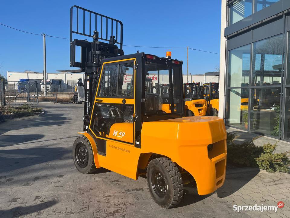 Wózek widłowy z kabiną 4T 45m Gunter Grossmann