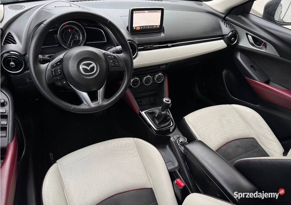 Mazda CX3 2015r 4x4 105 przeb164 BEZWYPADKOWY OC wielkopolskie Lednogóra