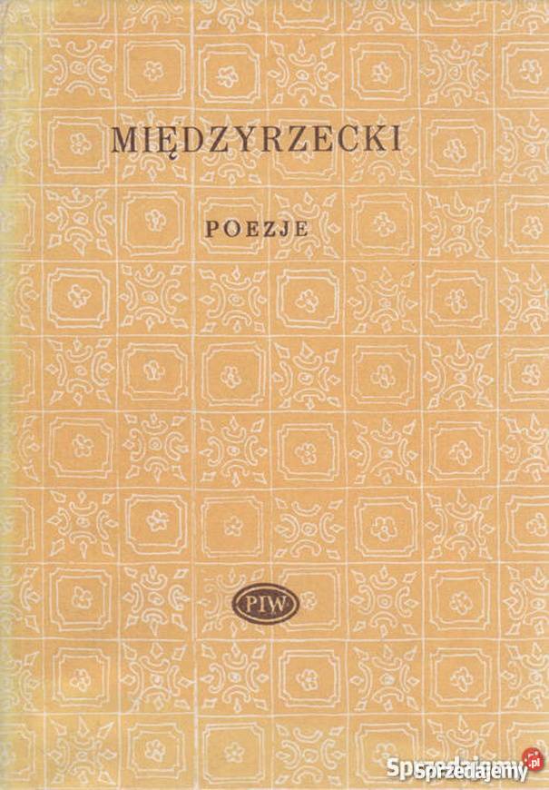POEZJE MIĘDZYRZECKI ARTUR Rok wydania 1980 Płock